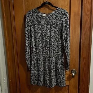 Canyon River Blues Floral Long Sleeve Romper